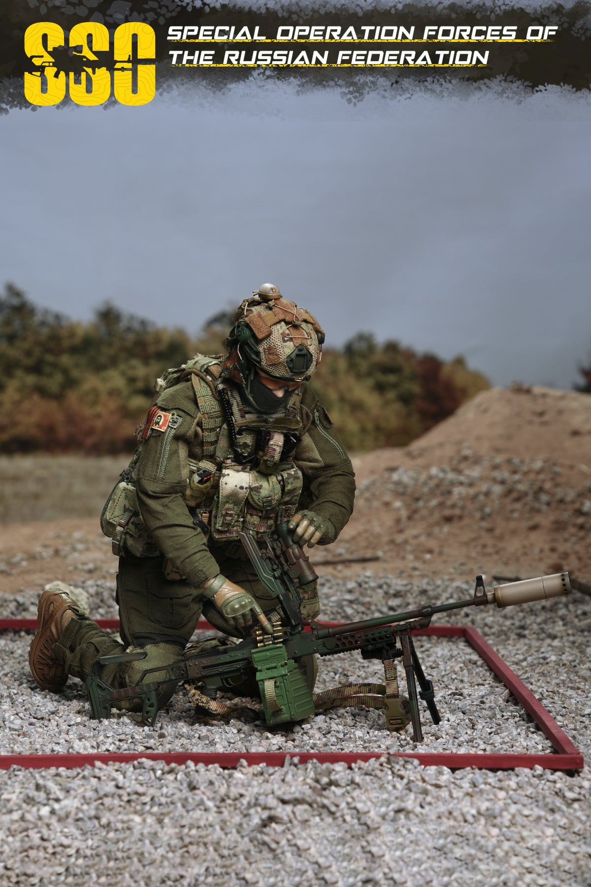 1:6 scale Easy & Simple Russian Special Operations Forces (SSO) 12" Figure 26075B (PREORDER)