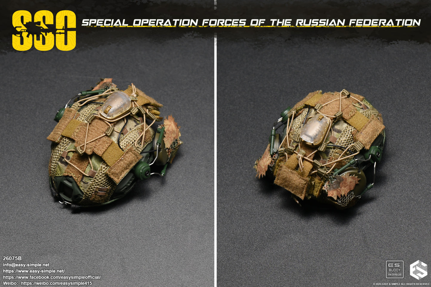 1:6 scale Easy & Simple Russian Special Operations Forces (SSO) Patches Set for 12" Figures
