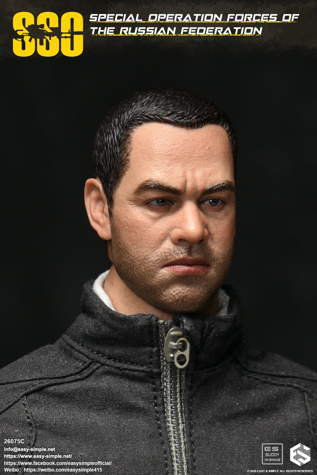 1:6 scale Easy & Simple Russian Special Operations Forces (SSO) 12" Figure 26075C