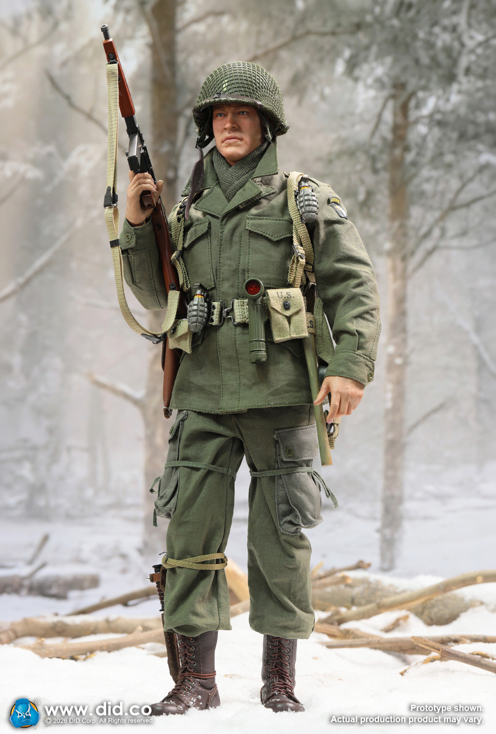 1:6 scale DiD WWII US Army 101st Airborne Division 506th PIR Lt. Buck 12" Figure A80199 (PREORDER)