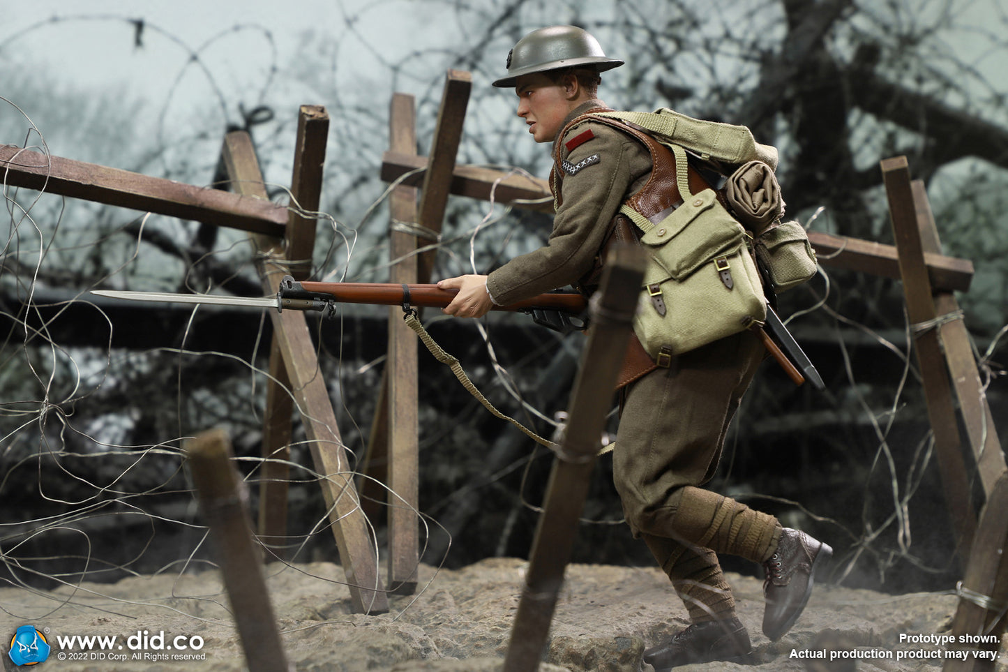 1:6 scale DiD WWI British infantry Lance Corporal Tom 12" Action Figure B11013