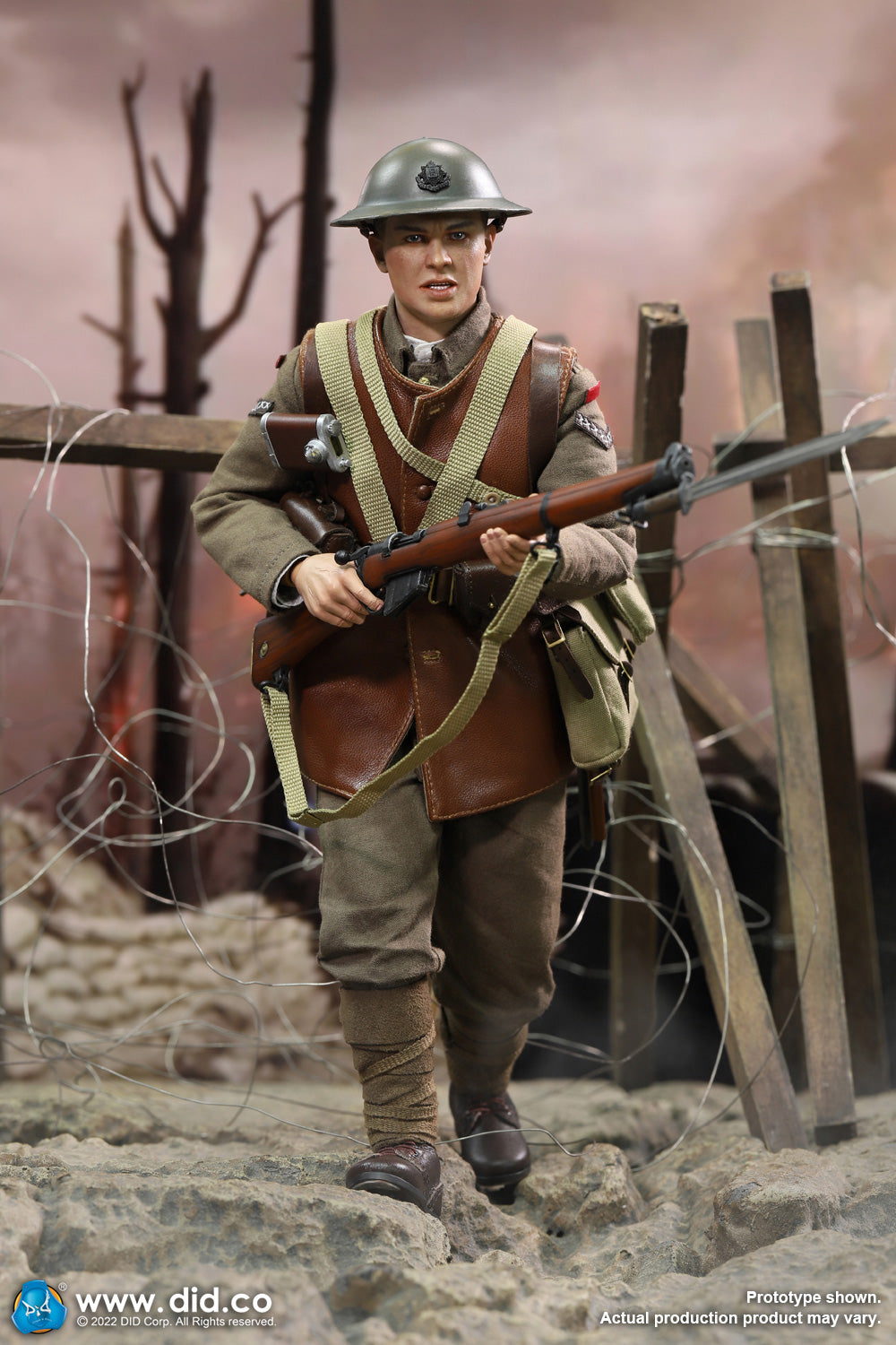 1:6 scale DiD WWI British infantry Lance Corporal Tom 12" Action Figure B11013