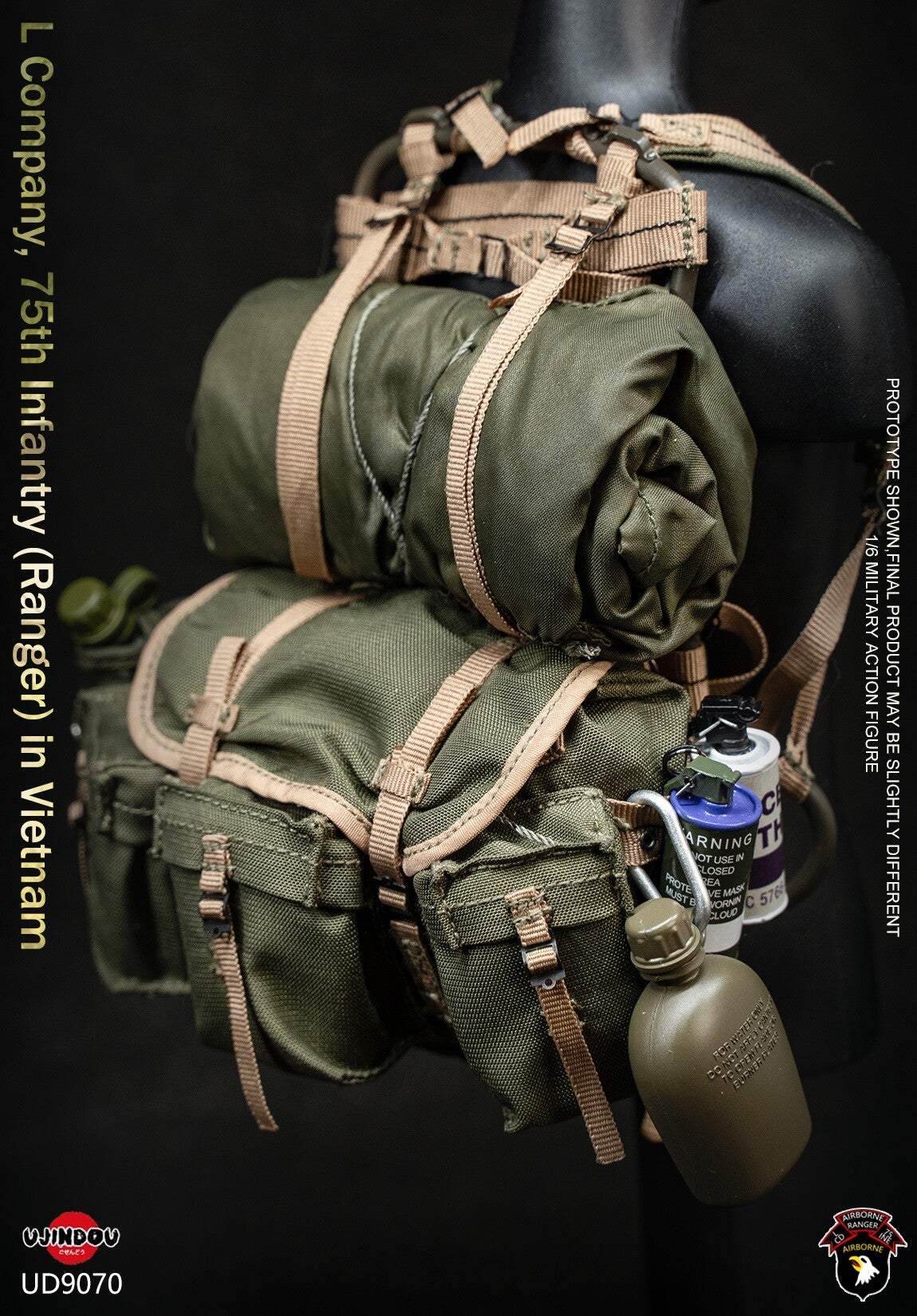 1:6 scale Ujindou UD9070 U.S. ARMY L Company 75th Infantry Ranger in Vietnam 12" Figure (PREORDER)