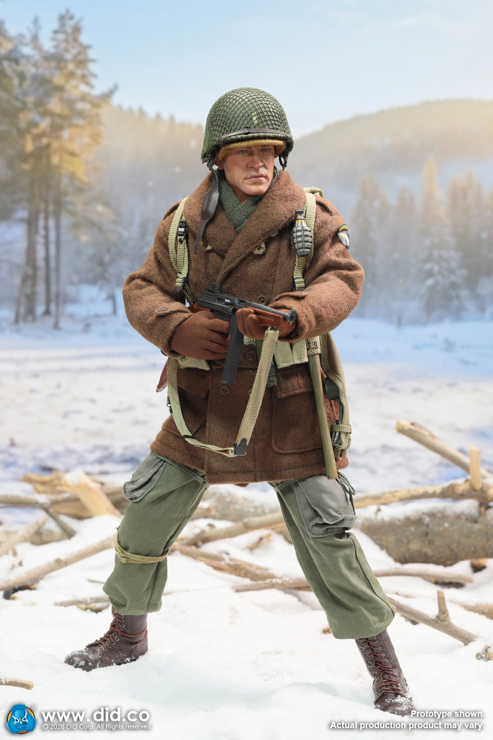 1:6 scale DiD WWII US Army 101st Airborne Division 506th PIR Lt. Buck 12" Figure A80199 (PREORDER)