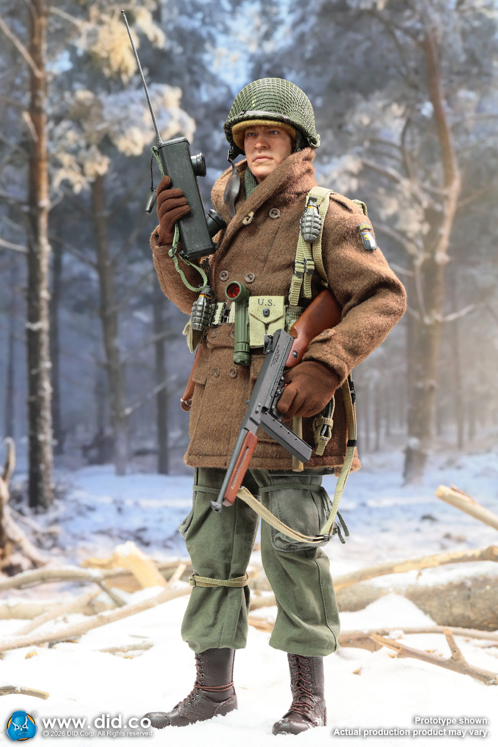 1:6 scale DiD WWII US Army 101st Airborne Division 506th PIR Lt. Buck 12" Figure A80199 (PREORDER)