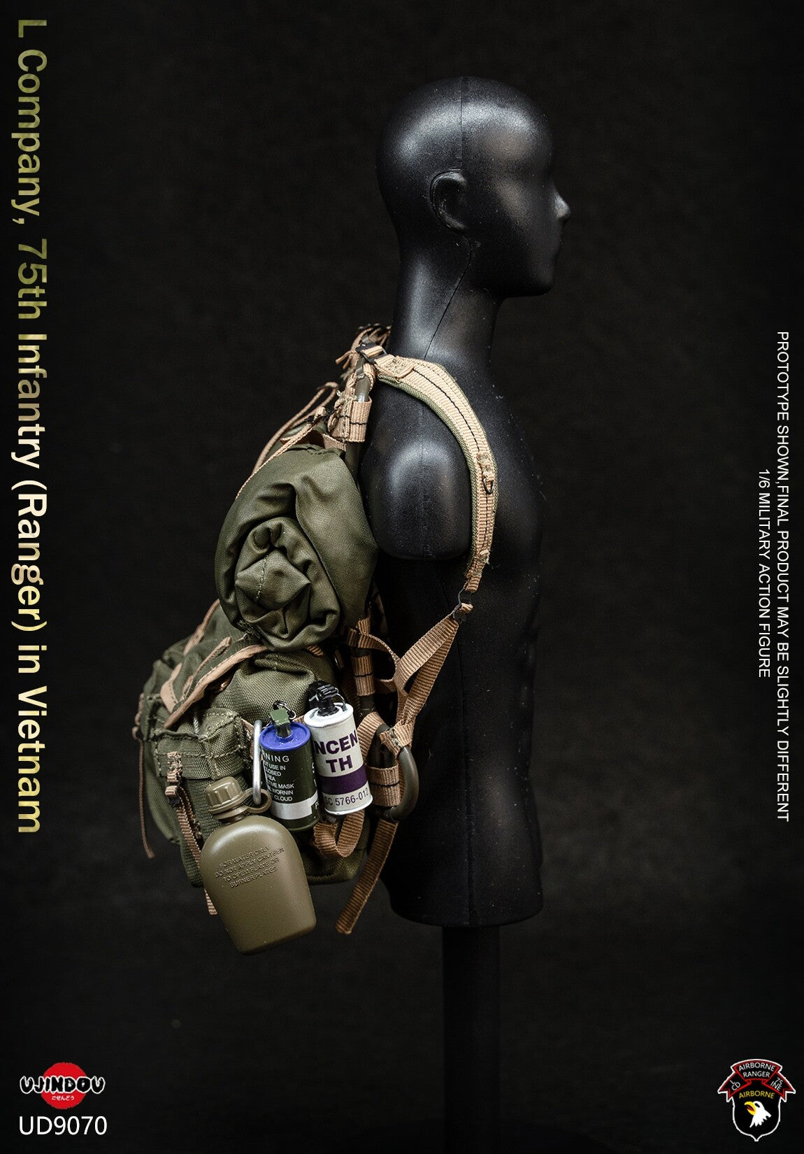 1:6 scale Ujindou UD9070 U.S. ARMY L Company 75th Infantry Ranger in Vietnam 12" Figure (PREORDER)