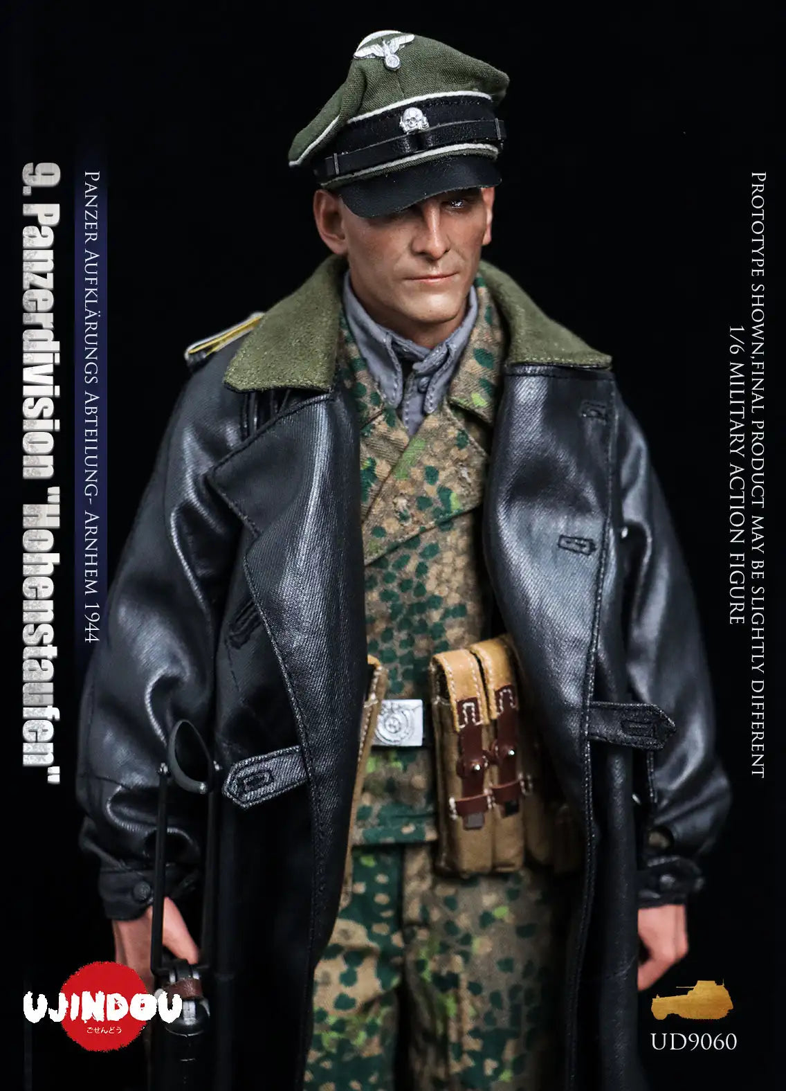 1:6 scale Ujindou WWII German 9th Panzerdivision “Hohenstaufen” Panzer Aufklärungs Abteilung Arnhem 1944 12" Figure UD9060