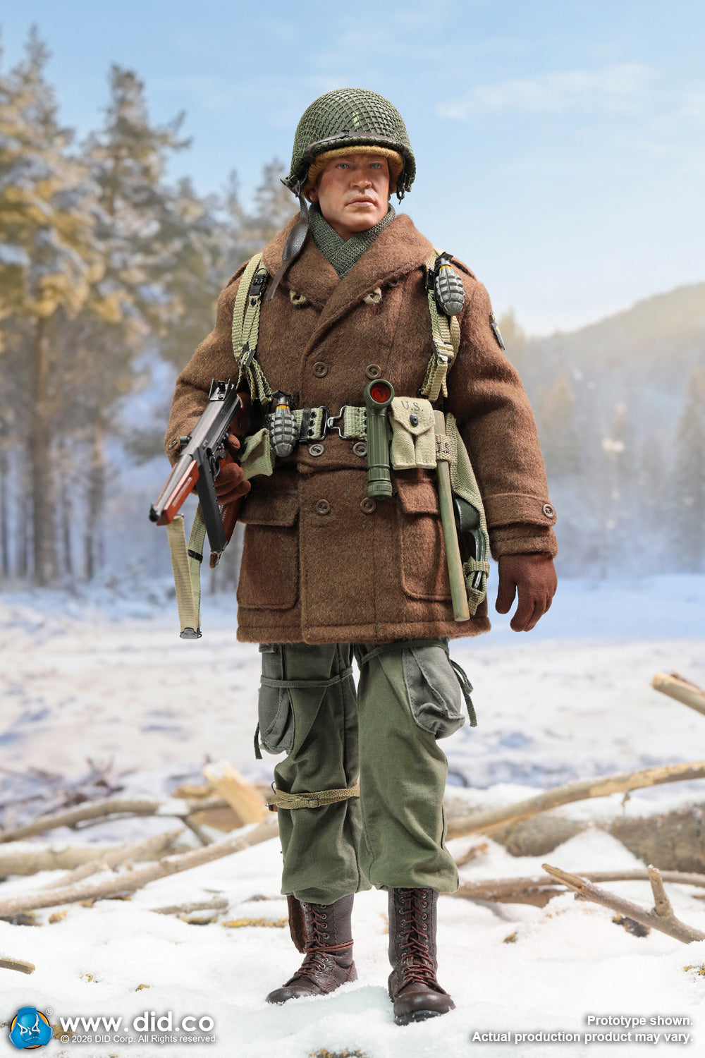 1:6 scale DiD WWII US Army 101st Airborne Division 506th PIR Lt. Buck 12" Figure A80199 (PREORDER)