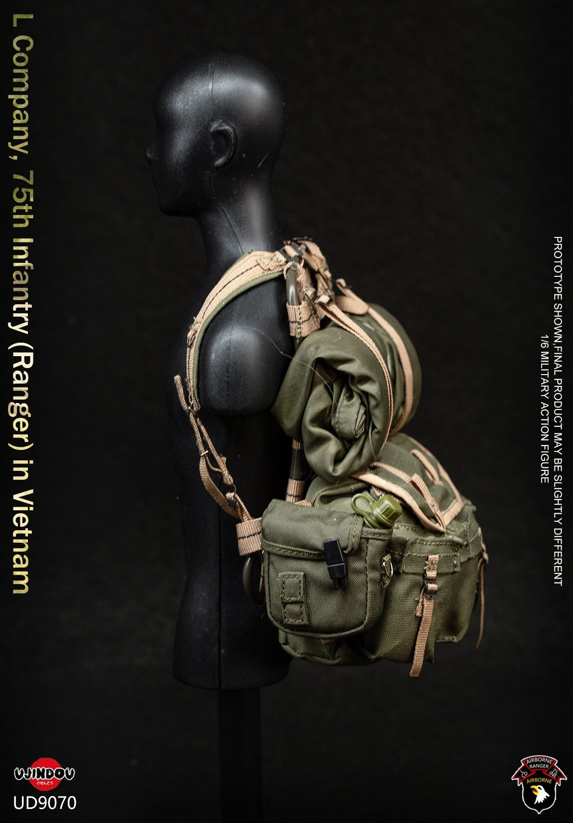 1:6 scale Ujindou UD9070 U.S. ARMY L Company 75th Infantry Ranger in Vietnam 12" Figure (PREORDER)
