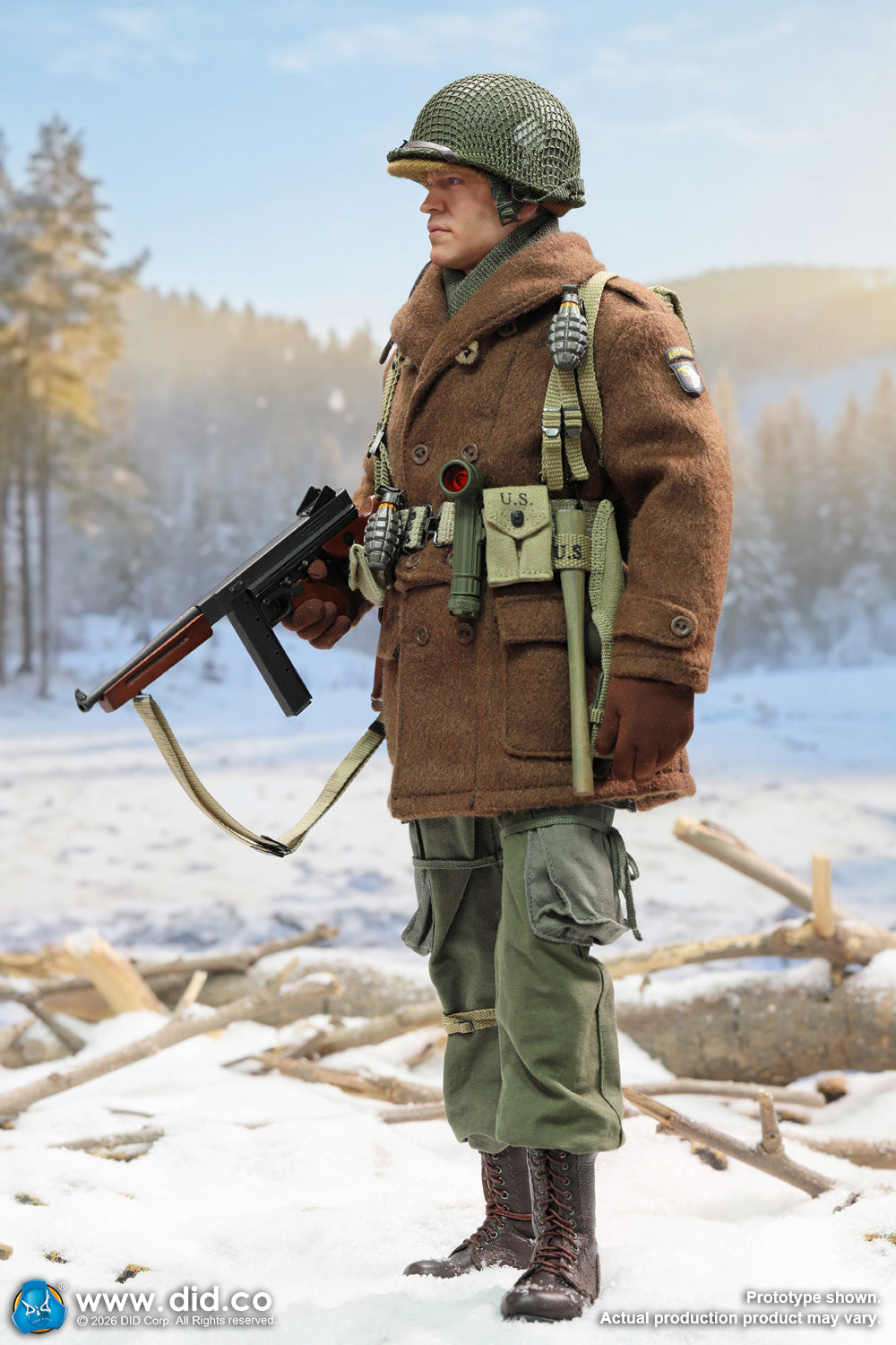 1:6 scale DiD WWII US Army 101st Airborne Division 506th PIR Lt. Buck 12" Figure A80199 (PREORDER)