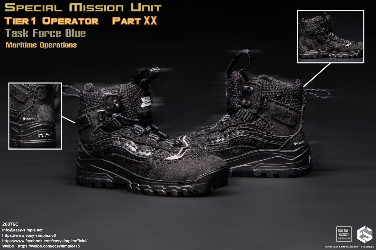 1:6 scale Easy & Simple 26076C Special Mission Unit Tier1 Operator Part XX Task Force Blue Maritime Operations 12" Figure (PREORDER)