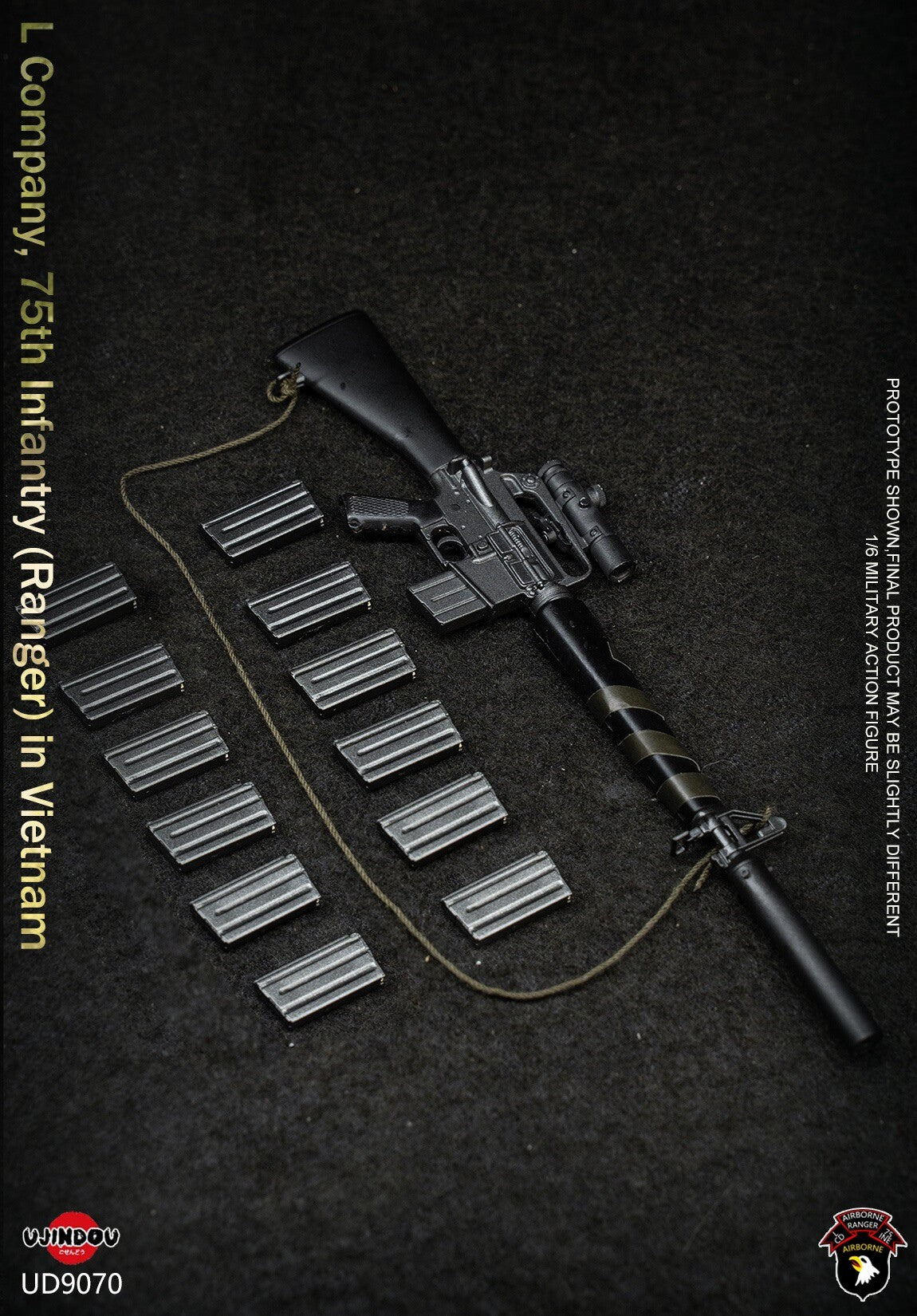 1:6 scale Ujindou UD9070 U.S. ARMY L Company 75th Infantry Ranger in Vietnam 12" Figure (PREORDER)