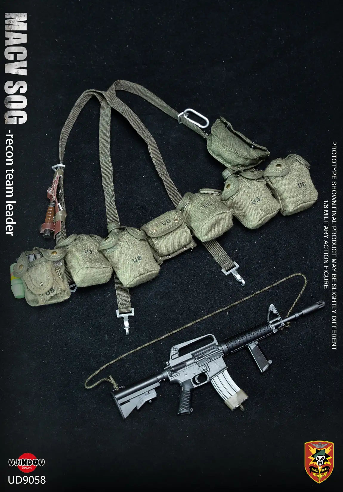 1:6 scale Ujindou MACV-SOG Recon Team Leader in Vietnam 12" Action Figure UD-9058 (PREORDER)