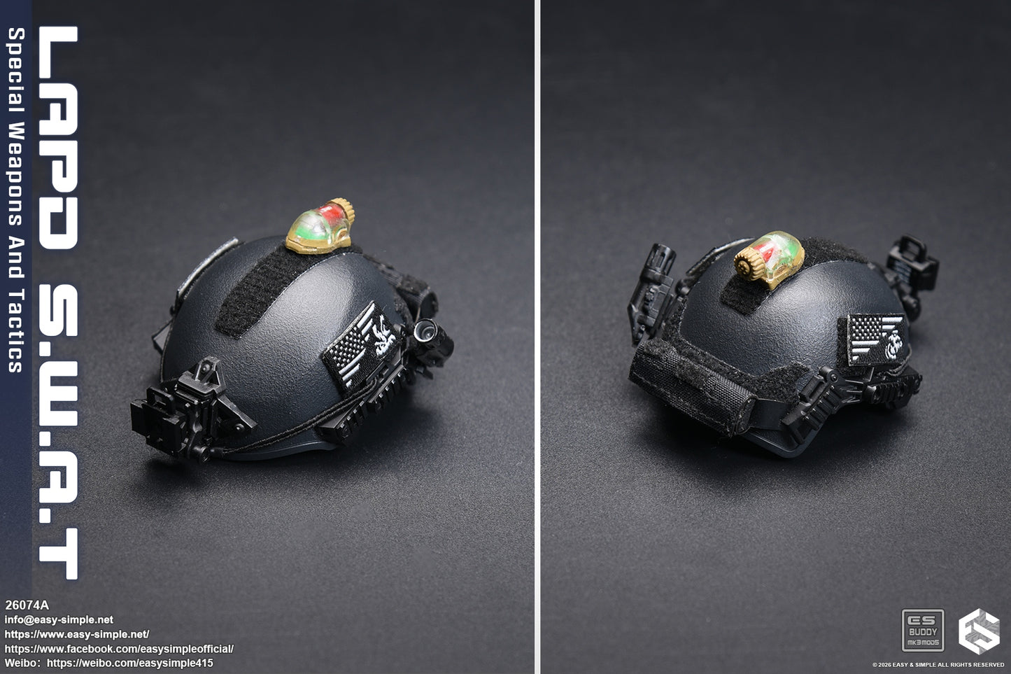 1:6 scale Easy & Simple LAPD S.W.A.T Special Weapons and Tactics 12" Figure 26074A (PREORDER)