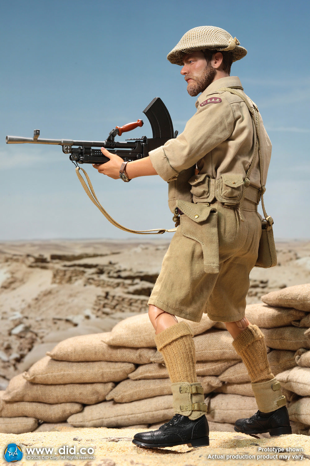 1:6 scale DiD K80197 WWII British SAS Special Forces Colonel Alan 12" Figure  (PREORDER)