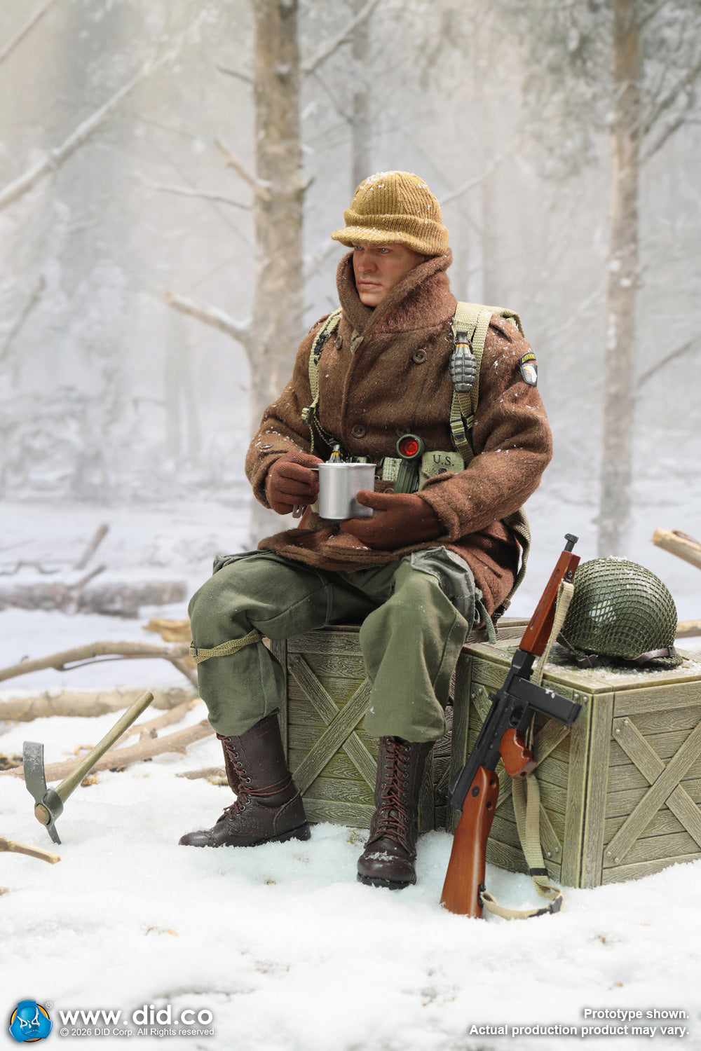 1:6 scale DiD WWII US Army 101st Airborne Division 506th PIR Lt. Buck 12" Figure A80199 (PREORDER)