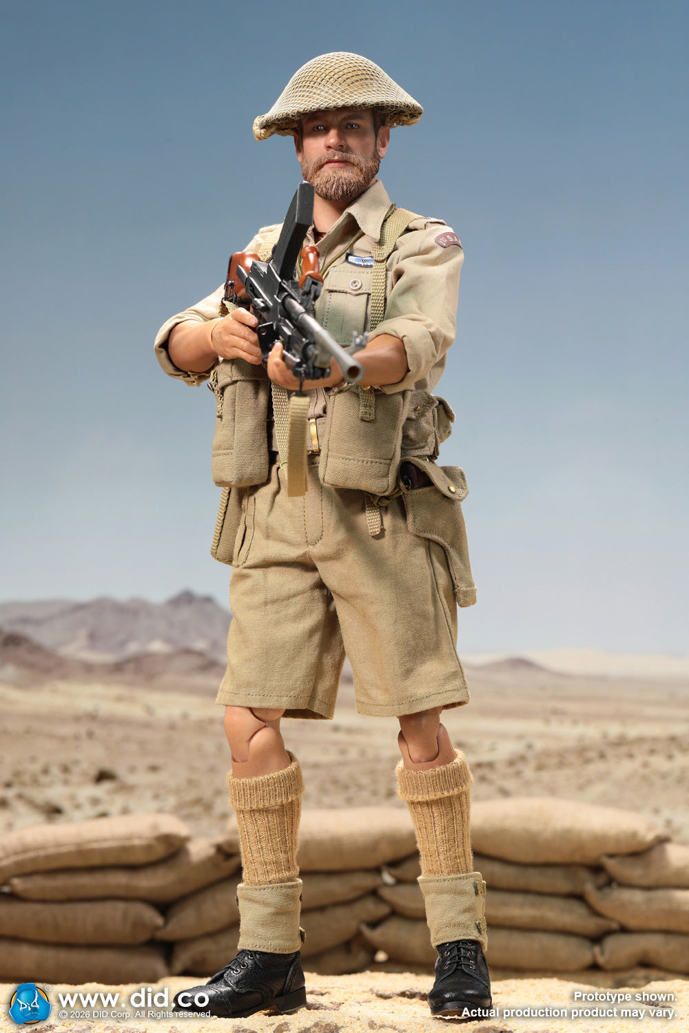1:6 scale DiD K80197 WWII British SAS Special Forces Colonel Alan 12" Figure  (PREORDER)