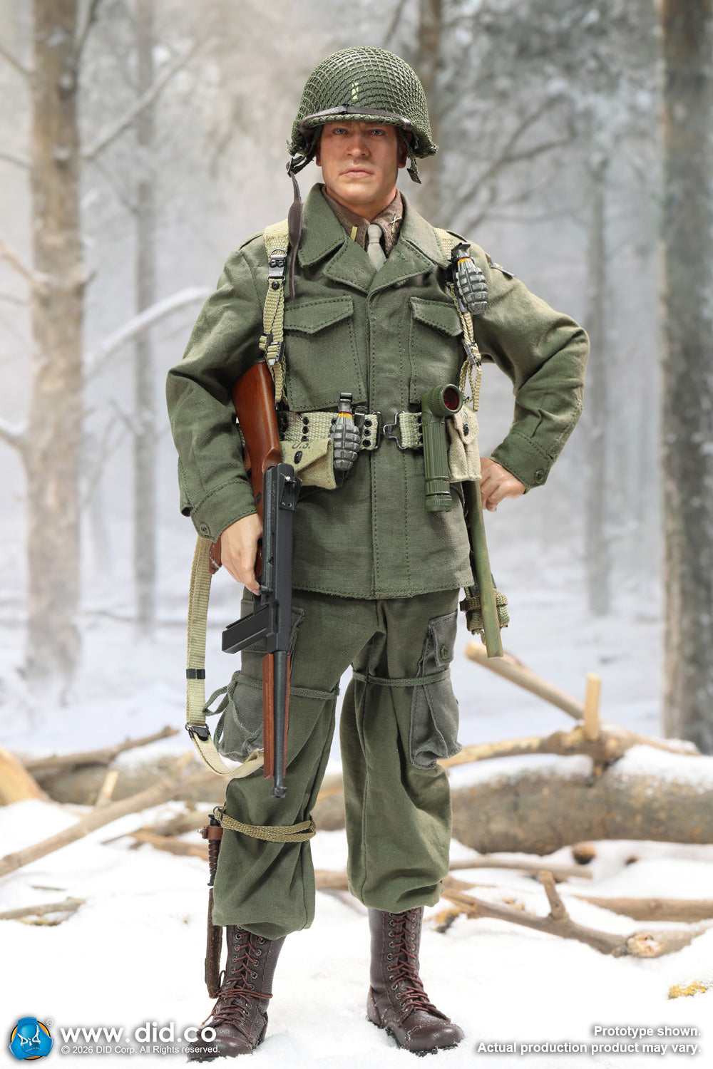 1:6 scale DiD WWII US Army 101st Airborne Division 506th PIR Lt. Buck 12" Figure A80199 (PREORDER)