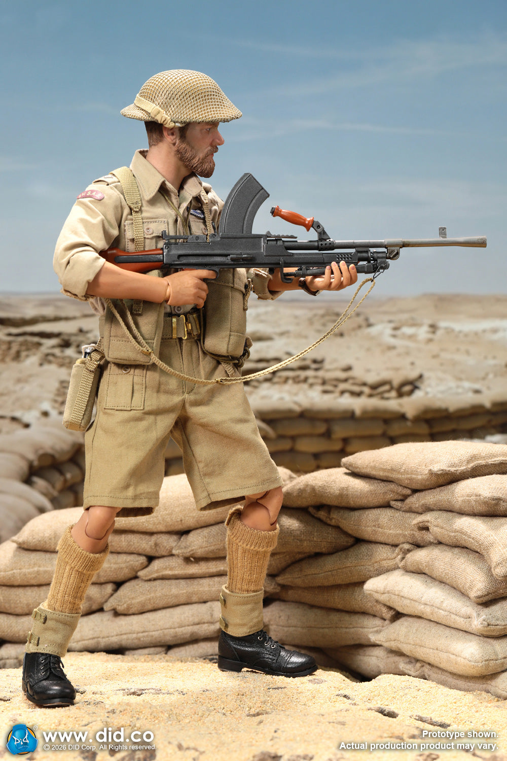 1:6 scale DiD K80197 WWII British SAS Special Forces Colonel Alan 12" Figure  (PREORDER)