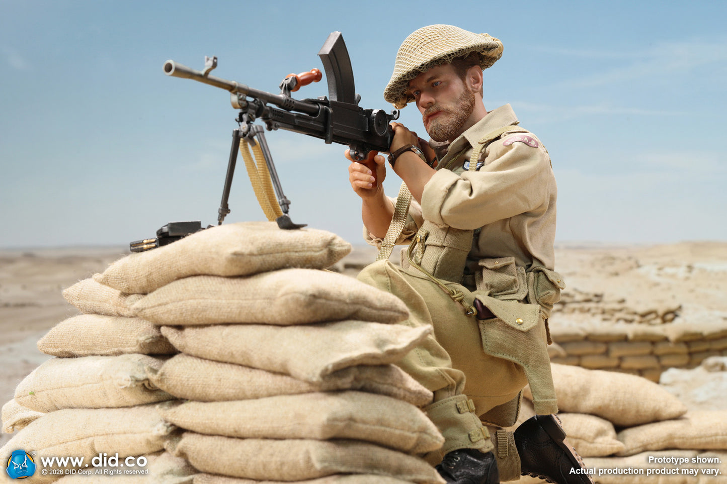 1:6 scale DiD K80197 WWII British SAS Special Forces Colonel Alan 12" Figure  (PREORDER)