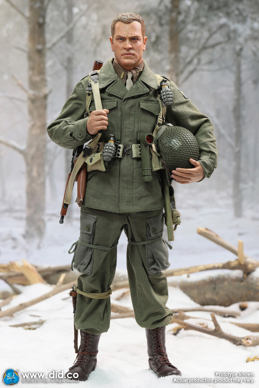 1:6 scale DiD WWII US Army 101st Airborne Division 506th PIR Lt. Buck 12" Figure A80199 (PREORDER)