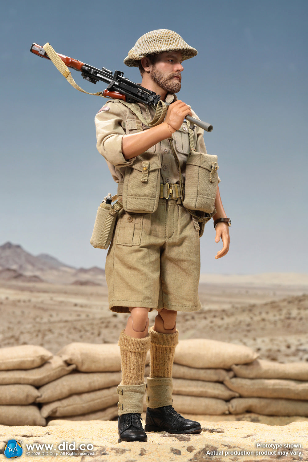 1:6 scale DiD K80197 WWII British SAS Special Forces Colonel Alan 12" Figure  (PREORDER)