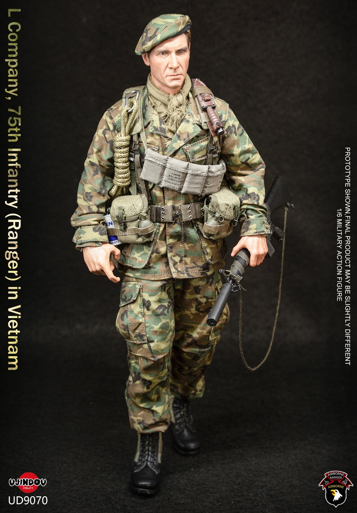 1:6 scale Ujindou UD9070 U.S. ARMY L Company 75th Infantry Ranger in Vietnam 12" Figure (PREORDER)