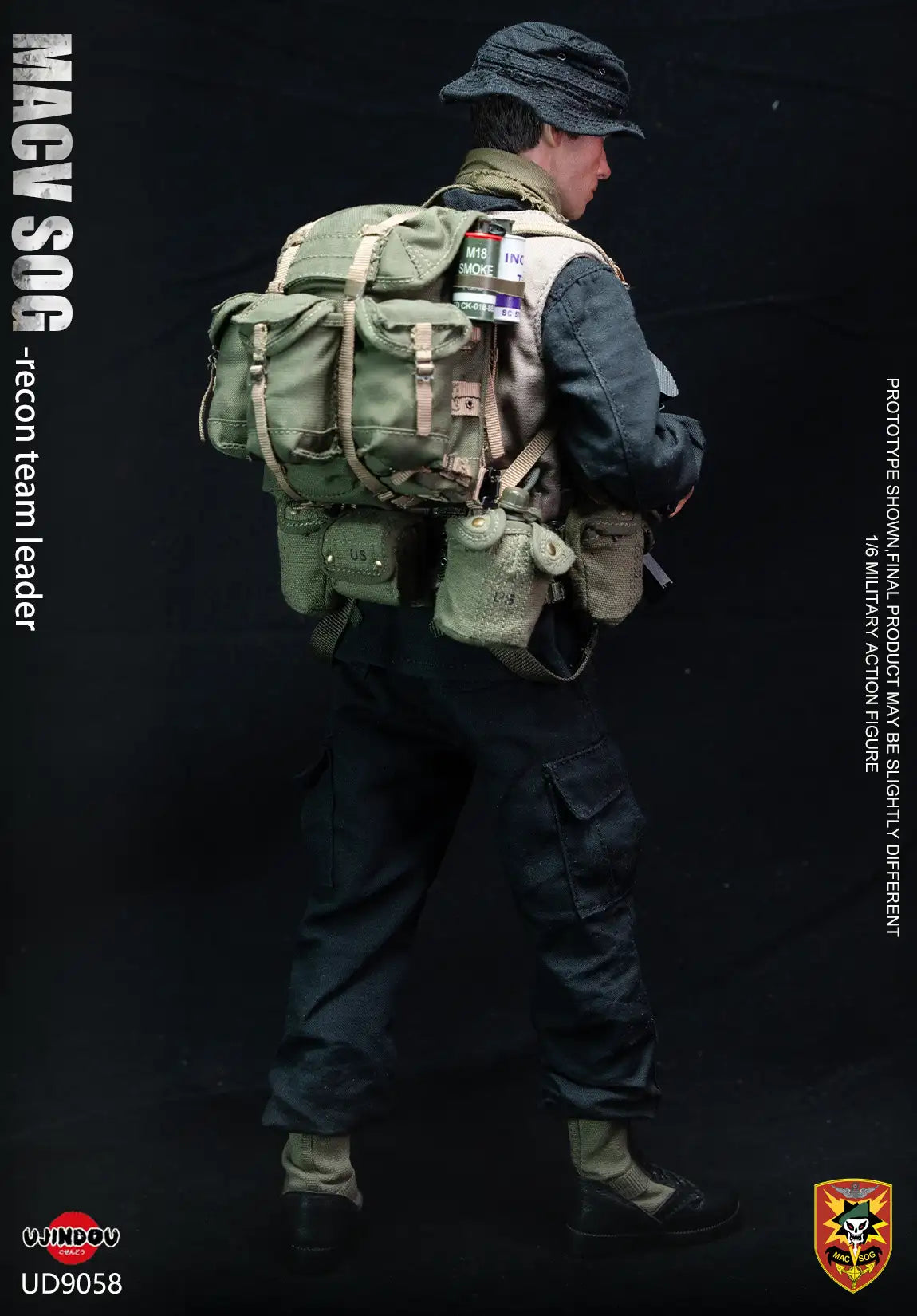 1:6 scale Ujindou MACV-SOG Recon Team Leader in Vietnam 12" Action Figure UD-9058 (PREORDER)