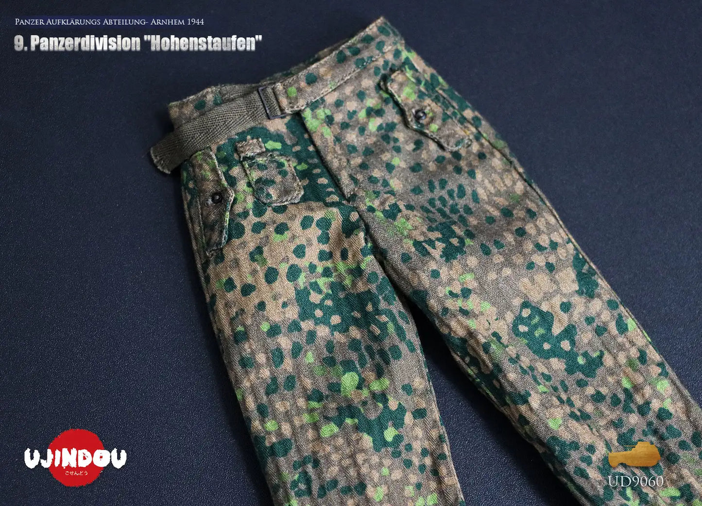 1:6 scale Ujindou WWII German 9th Panzerdivision “Hohenstaufen” Panzer Aufklärungs Abteilung Arnhem 1944 12" Figure UD9060