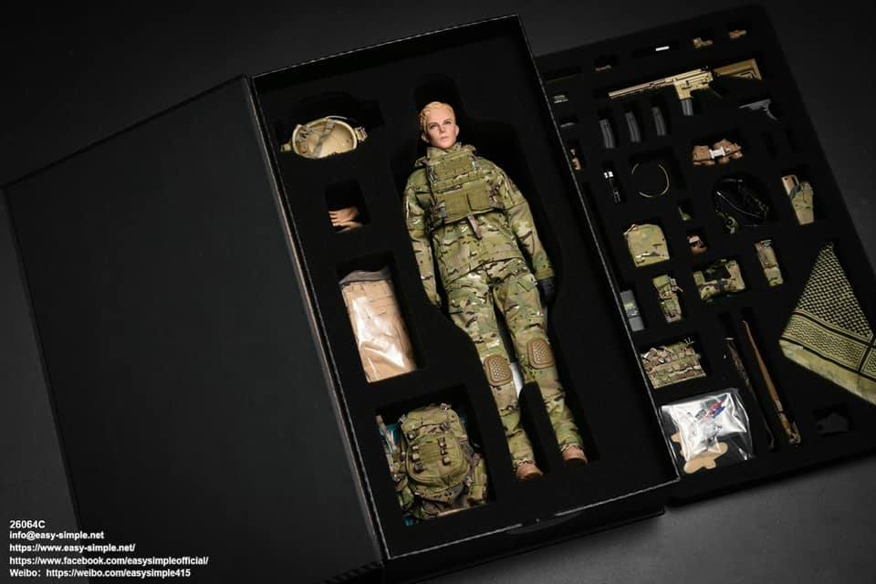 1:6 Easy & Simple Delta Force 2022 Cultural Support Team CST 12" Female Figure 26064C