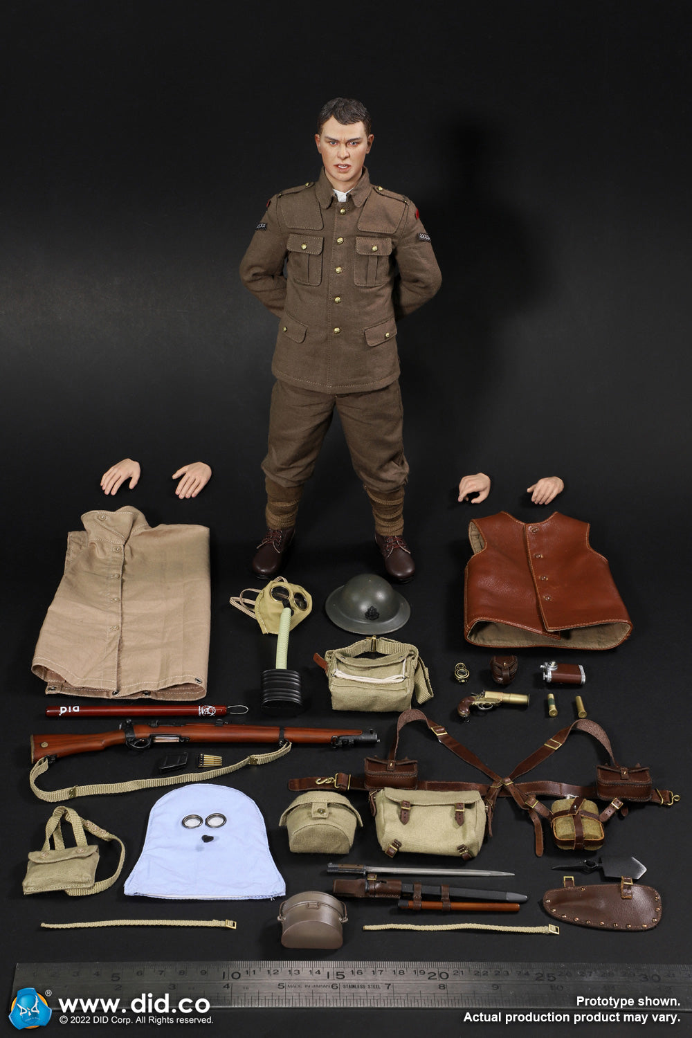 1:6 scale DiD WWI British infantry Lance Corporal Tom 12" Action Figure B11013