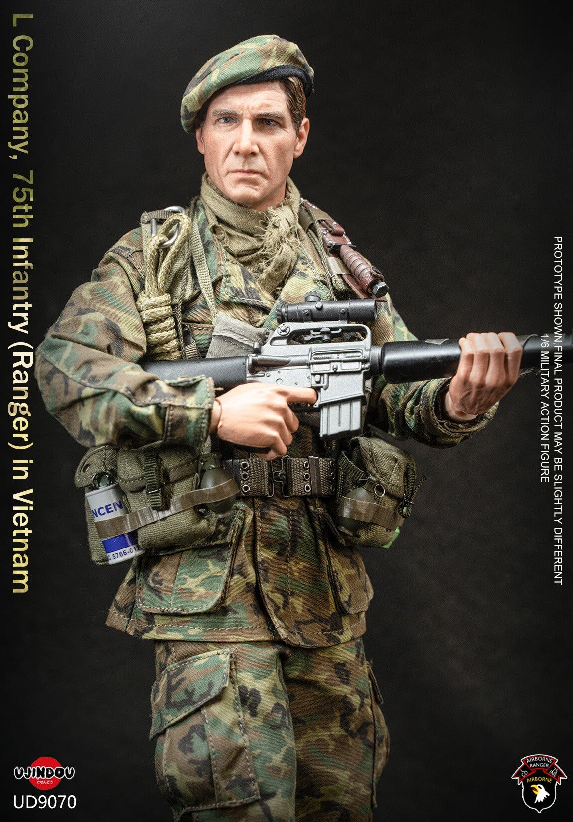 1:6 scale Ujindou UD9070 U.S. ARMY L Company 75th Infantry Ranger in Vietnam 12" Figure (PREORDER)