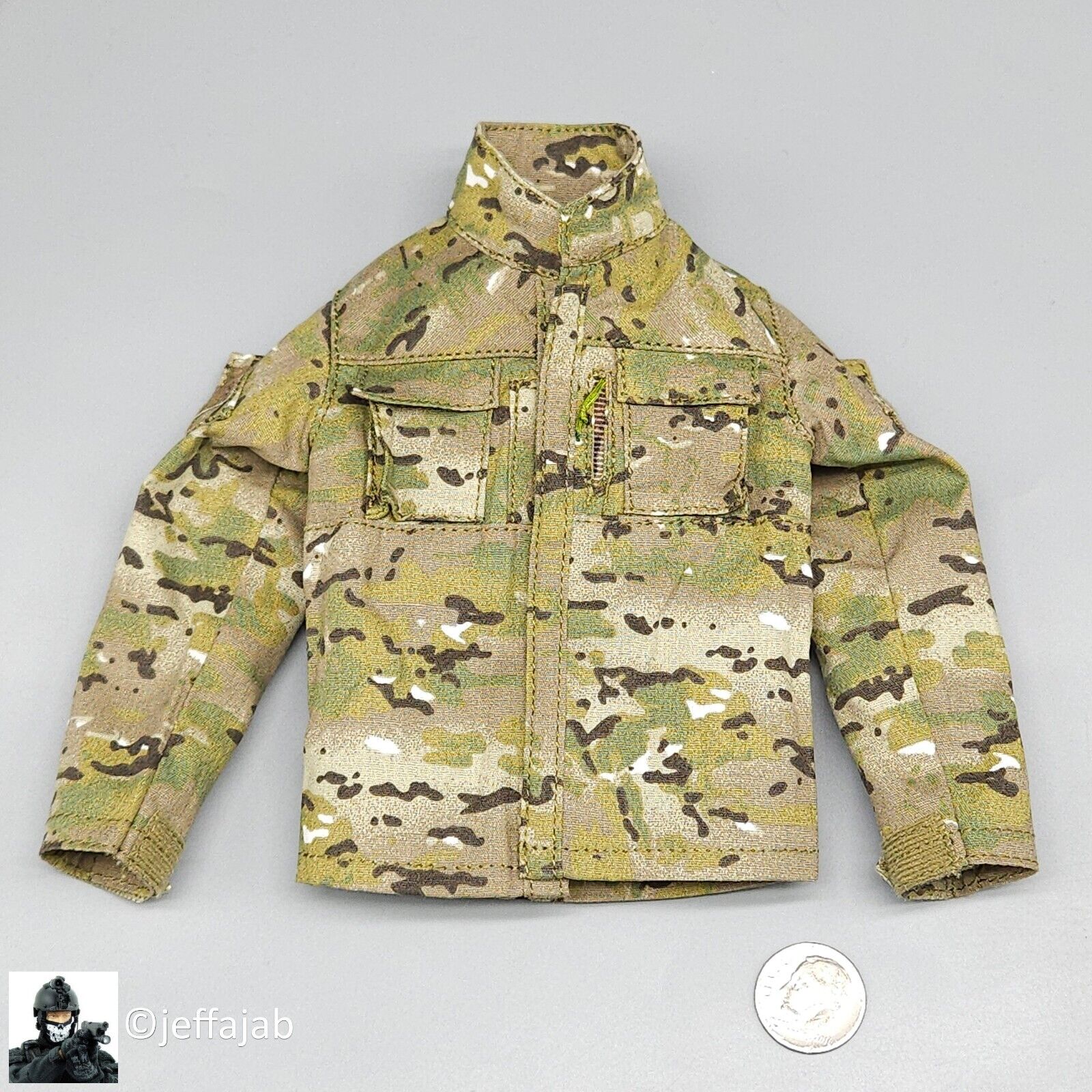 1:6 Easy & Simple Delta Force Chronology 2016 Multicam Jacket for 12" Figures