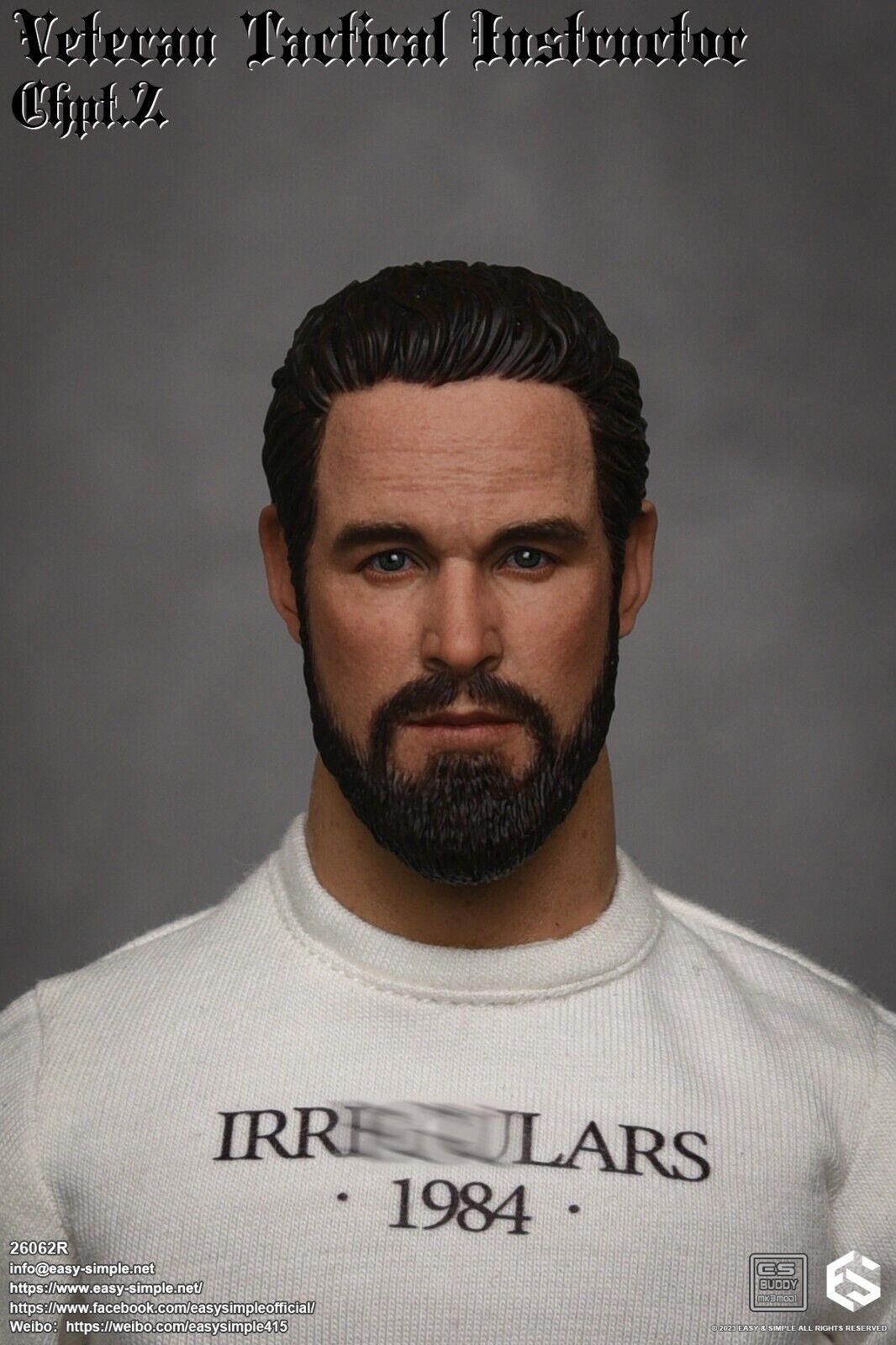 1:6 scale Easy & Simple Veteran Tactical Instructor Chapter II Patches Set