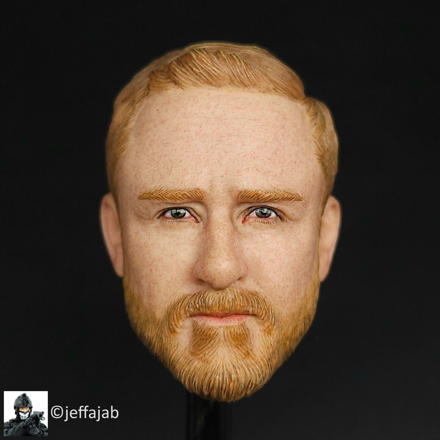 1:6 scale DamToys Navy SEAL Operation Red Wings Sniper Male Head Sculpt