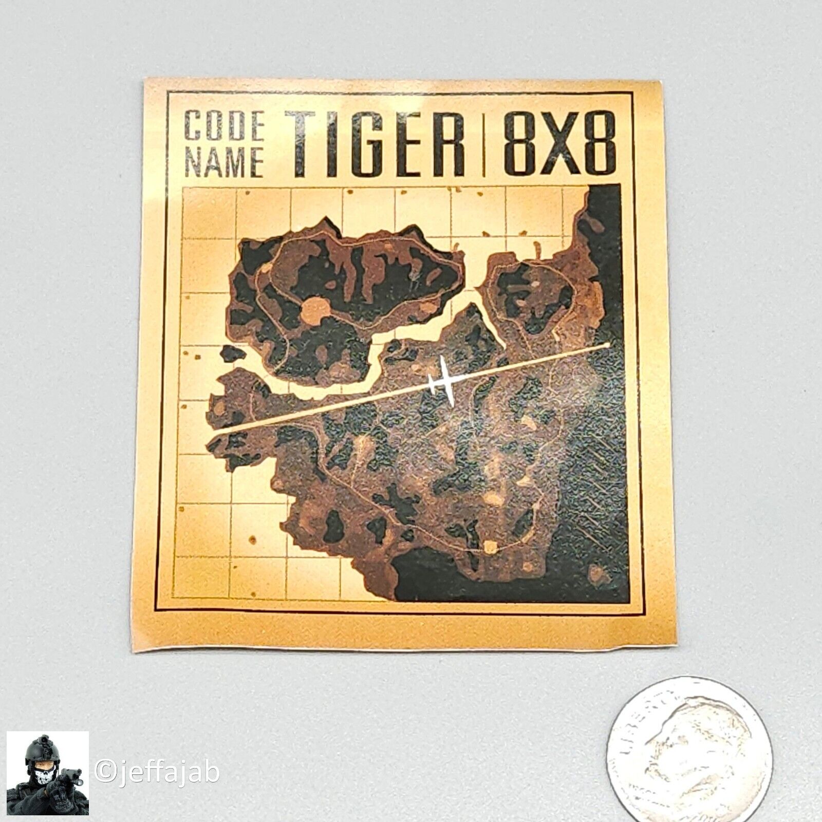 1:6 Soldier Story PUBG Battlegrounds Female Taego 8x8 Map