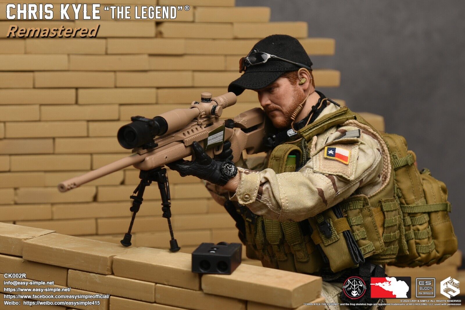 1:6 scale Easy & Simple Chris Kyle The Legend Remastered Regular Version CK002R