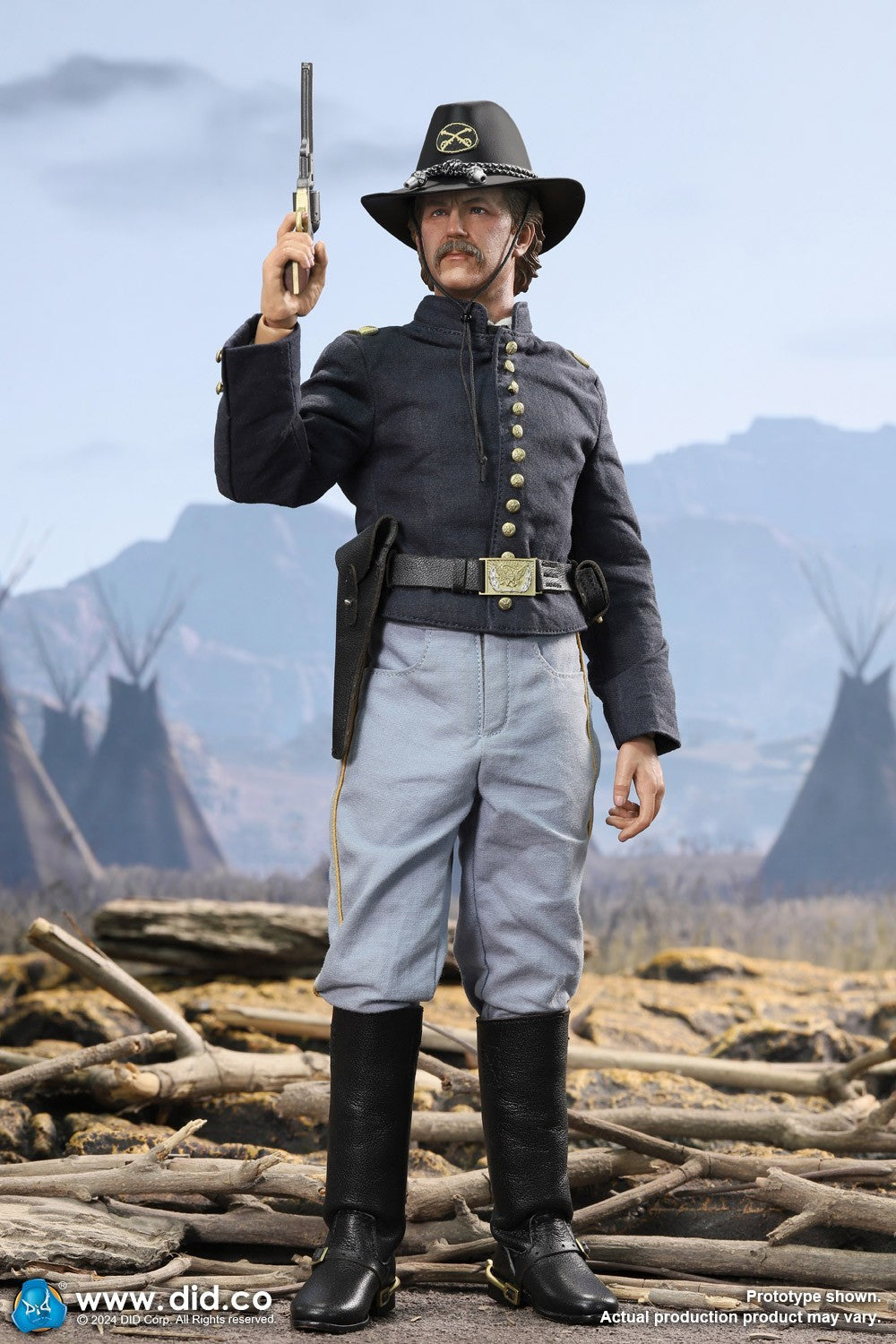 1:6 Scale DiD US Civil War Union Army Lieutenant John Dunbar 12" Figure NS80175
