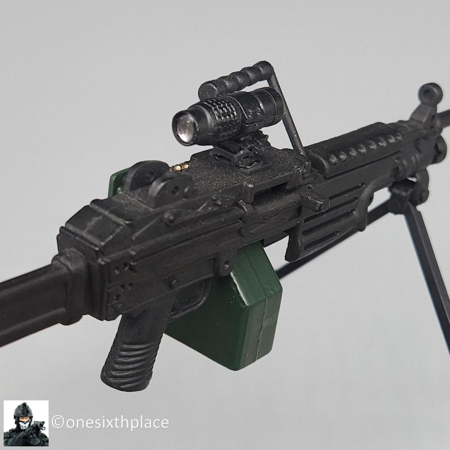 1:6 Ultimate Soldier Custom M249 SAW FN Minimi Machine Gun for 12" Figures