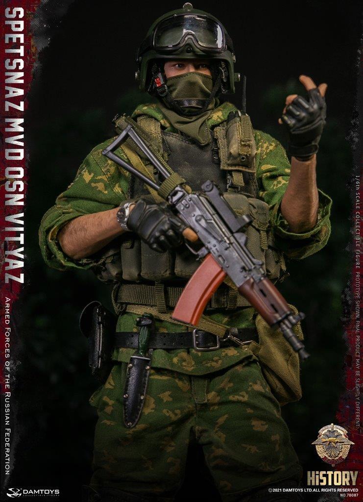 1:6 DamToys Russian Spetsnaz Vityaz Male Head Sculpt for 12" GI Joe Dragon Body