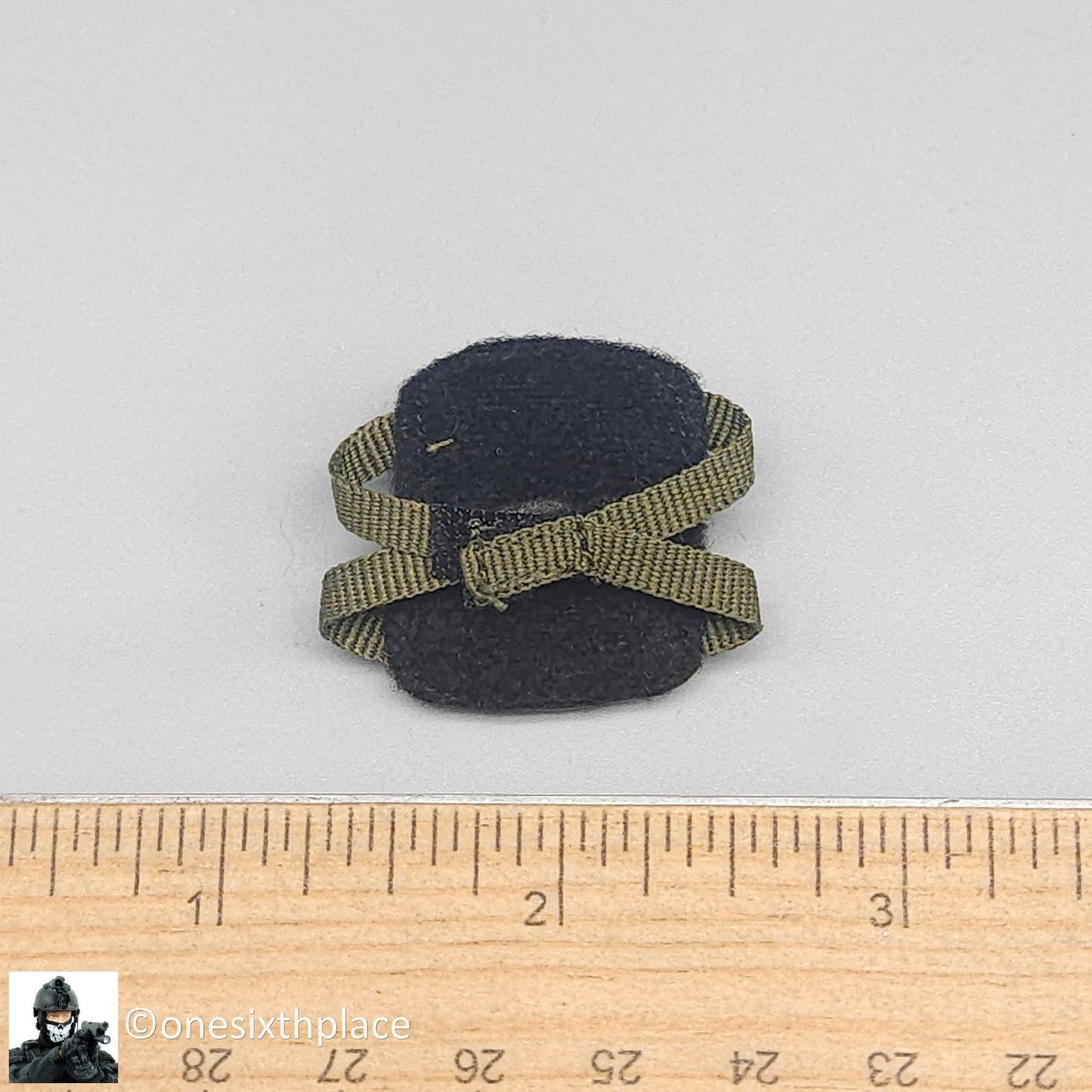 1:6 VS Toys Battlefield Girl Female Green Knee Pad (x1) for 12" Figures
