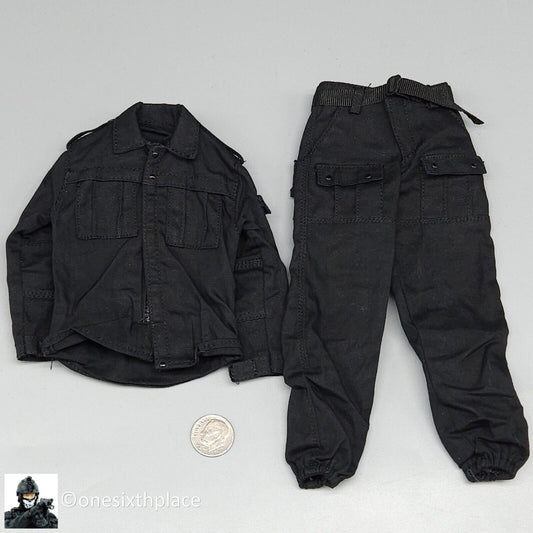 1:6 scale DamToys Russian OSN Police Black Combat Uniform for 12" Figures