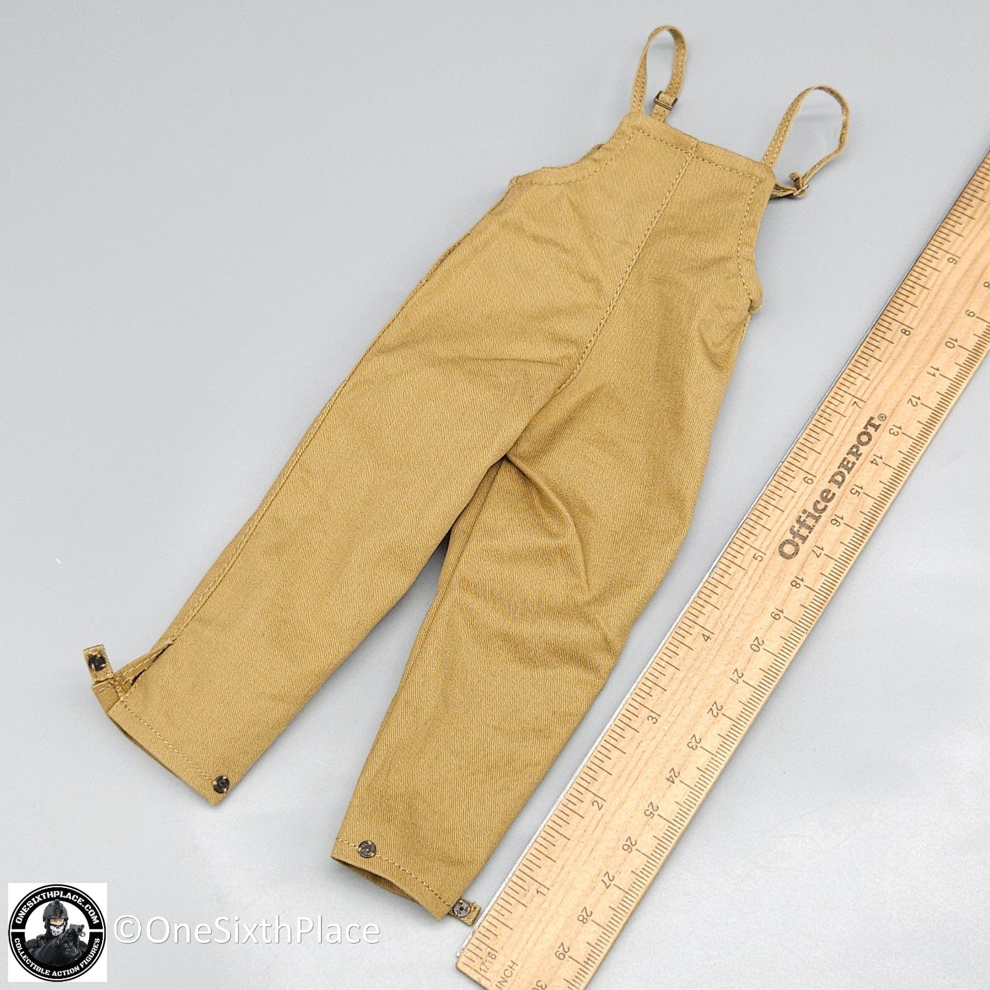 1:6 WWII US 2nd Armored Div Tank Loader "Coon Ass" Coveralls for 12" Figures