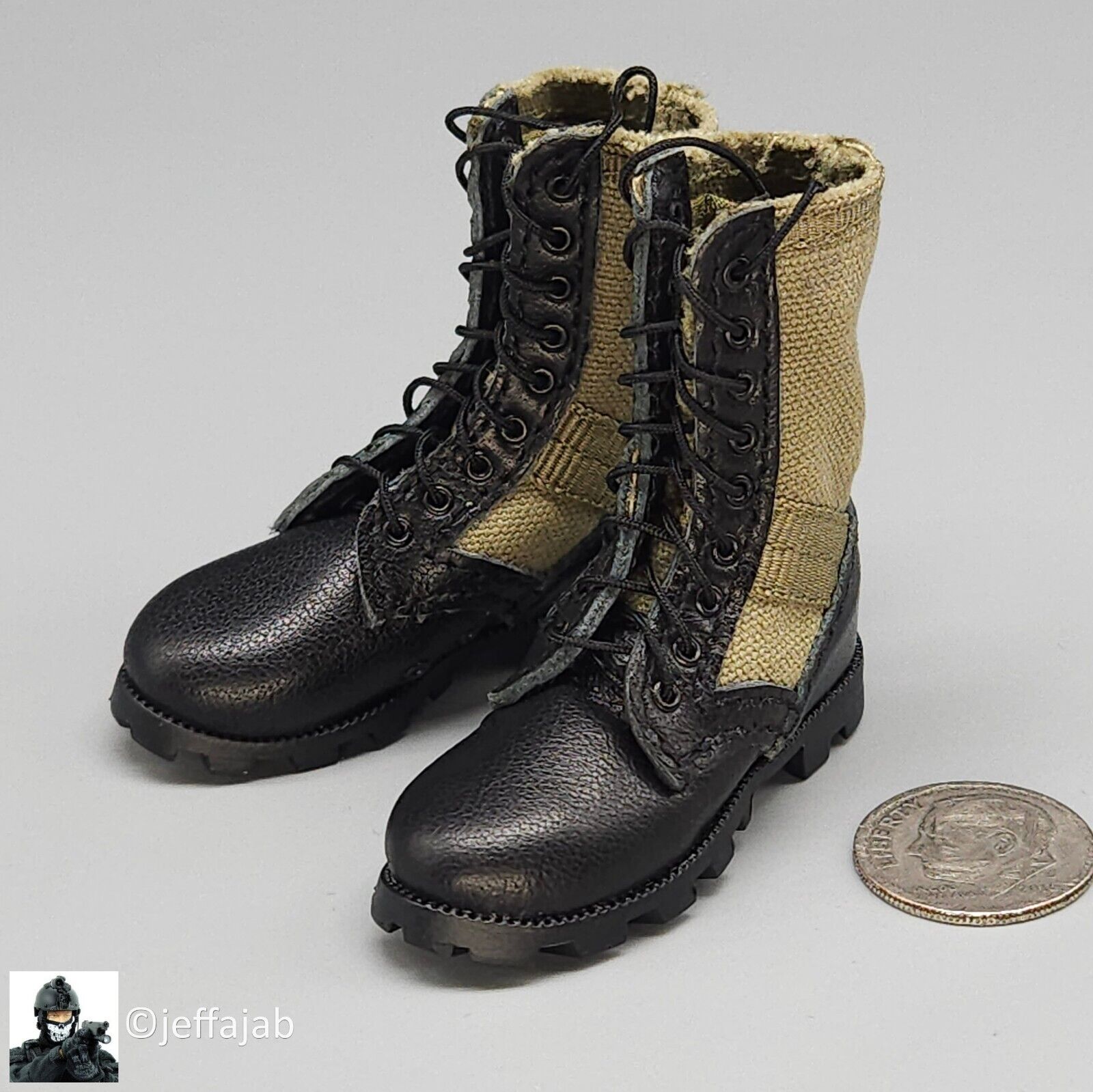 1:6 scale Ujindou Vietnam MACV-SOG Cross-Border Operation Jungle Combat Boots