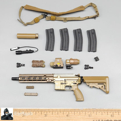 1:6 Easy & Simple Delta Force 2022 Cultural Support Team CST HK416 SMR Rifle Set