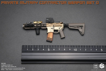 1:6 Easy & Simple Private Military Contractor Weapon Set D Ver. D for 12" Figure