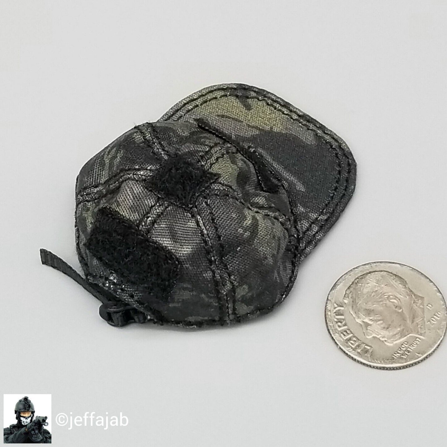 1:6 Easy & Simple Combat Control Team G3 Black Multicam Hat Cap for 12" Figure