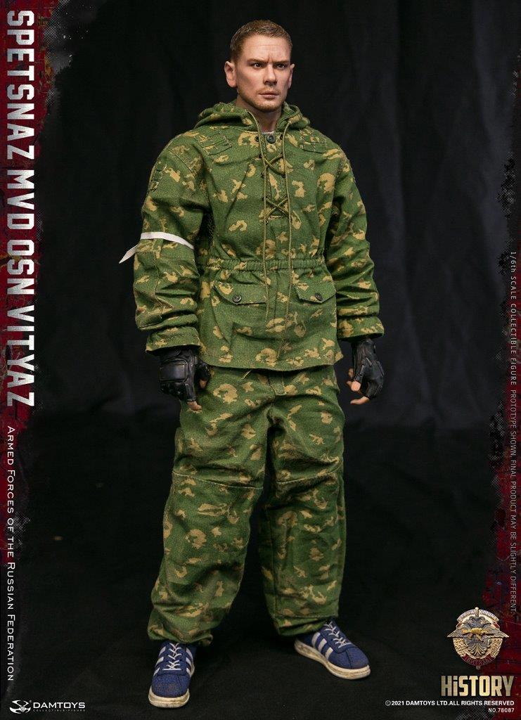 1:6 DamToys Russian Spetsnaz Vityaz KLMK Camo Uniform for 12" GI Joe Dragon Body