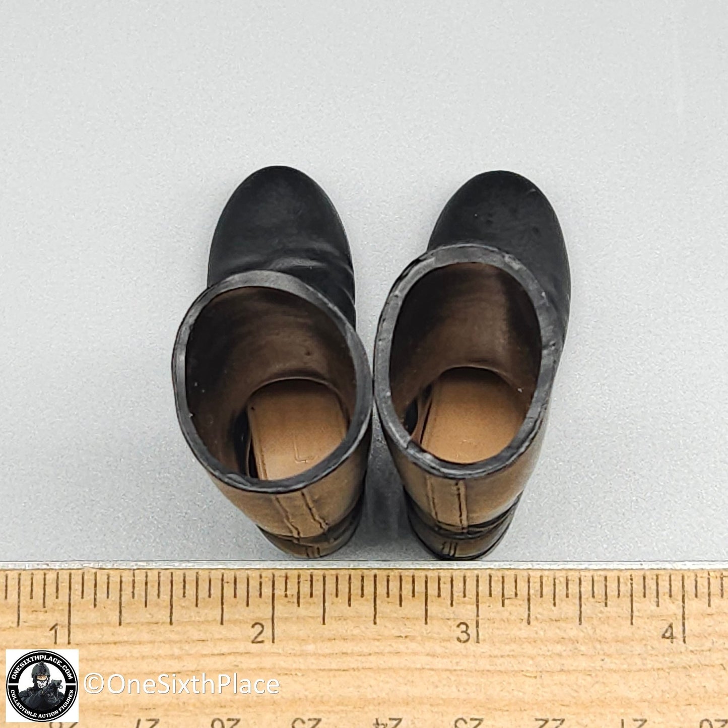 1:6 scale Dragon WWII German Tall Black Boots for 12" Figures