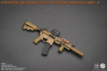 1:6 Easy & Simple Private Military Contractor Weapon Set D Ver. F for 12" Figure